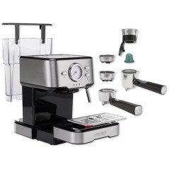 Discover the Princess 249412 Coffee Machine in Stylish Metal - Brew Perfect Coffee Every Time!